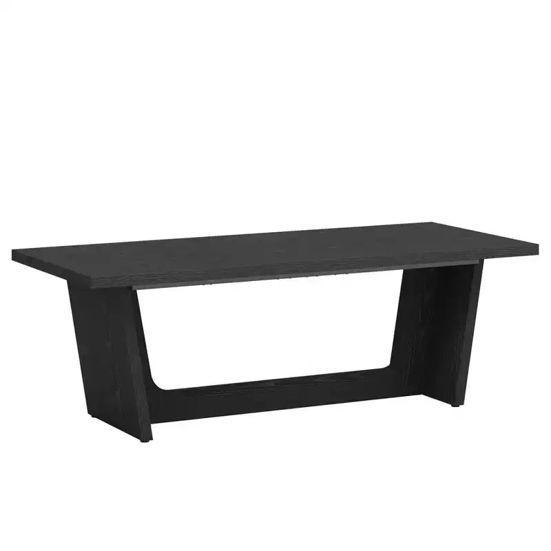Table de salle à manger en bois de 180 cm, rectangulaire, style ferme, pour 6 à 8 personnes avec piédestal solide