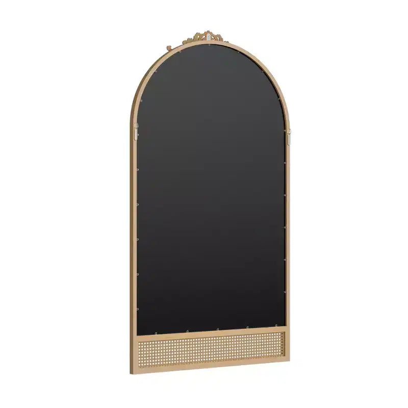 Miroir de Salle de Bain Rectangulaire 38x26 avec Cadre en Alliage d'Aluminium, Miroir Mural pour Chambre, Salon, Entrée, Noir