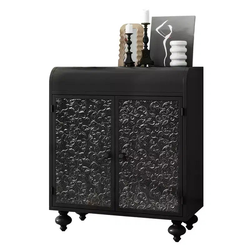 Meuble d'appoint Art avec 2 portes, buffet avec rangement, meuble de rangement décoratif vieilli