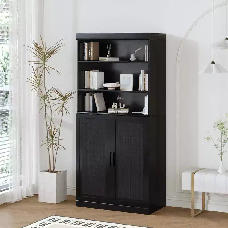 PexFix Wood Accent Cabinet with Adjustable Shelves