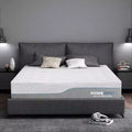 Dyonery Soft mattress, full-size 12/14-inch memory foam bed mattress, ice silk covered, high-quality cool green tea/gel mattress, white