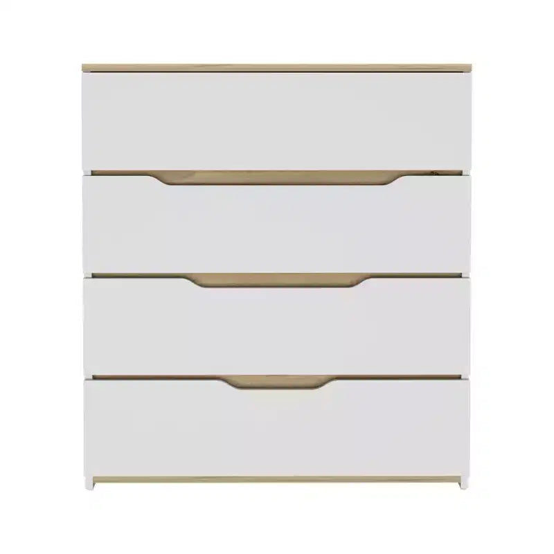 Commode moderne à 4 tiroirs avec plateau supérieur, grands tiroirs, commode de chambre à coucher, d'entrée, commode en bois