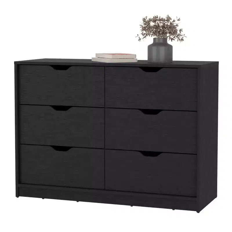 Commode moderne à 4 tiroirs avec plateau supérieur, grands tiroirs, commode de chambre à coucher, d'entrée, commode en bois