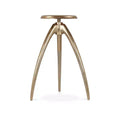 Meridian Furniture,Clara Gold Aluminum Counter/Bar Stool