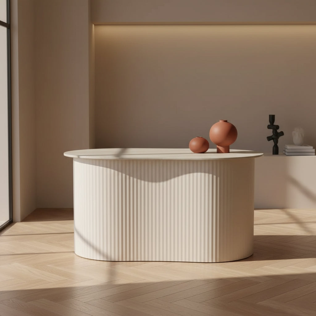 MTP Large Ceramic Side Table - ACC2909A - Beige Ceramic/Beige - Safavieh