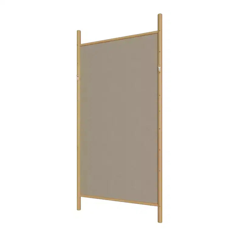 Miroir mural en bois massif de style échelle, 35 po larg. x 73 po haut., brun