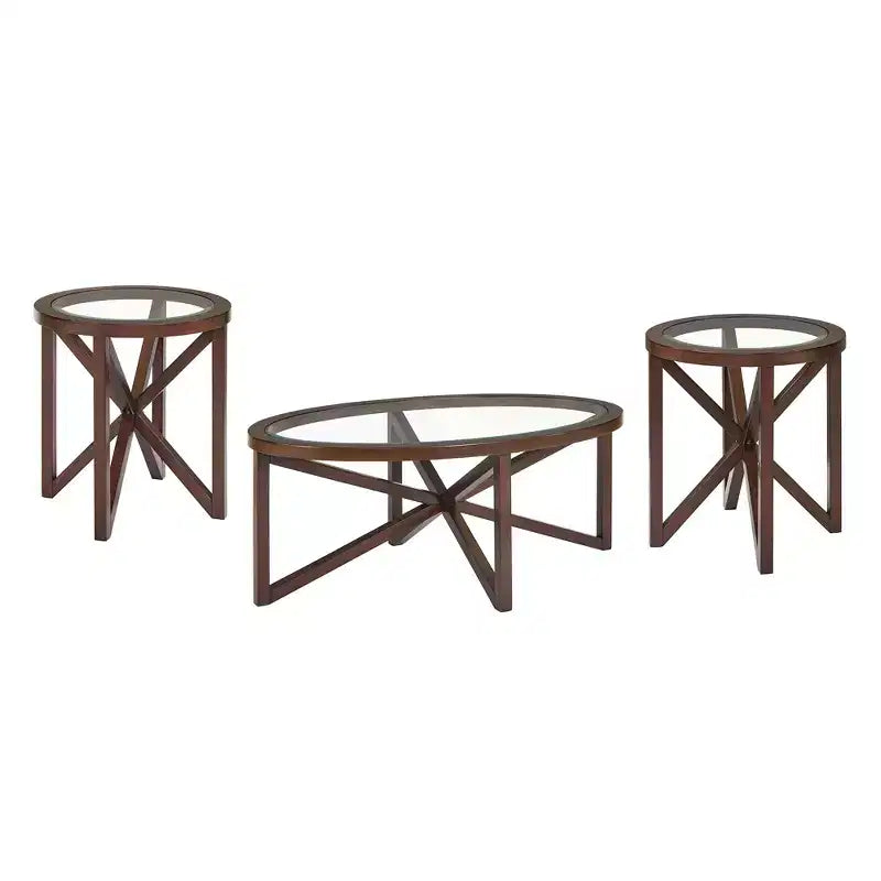 Table basse en verre, Table d'appoint, Table de salon, Table basse, Table d'appoint, Table d'appoint décorative, Ovale/Ronde