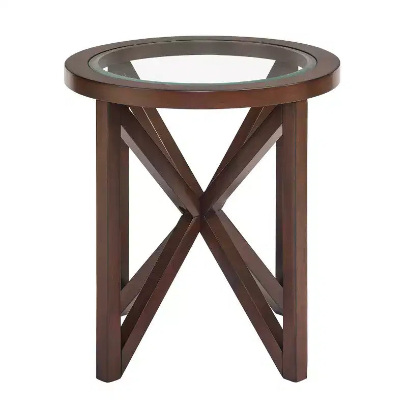 Table basse en verre, Table d'appoint, Table de salon, Table basse, Table d'appoint, Table d'appoint décorative, Ovale/Ronde
