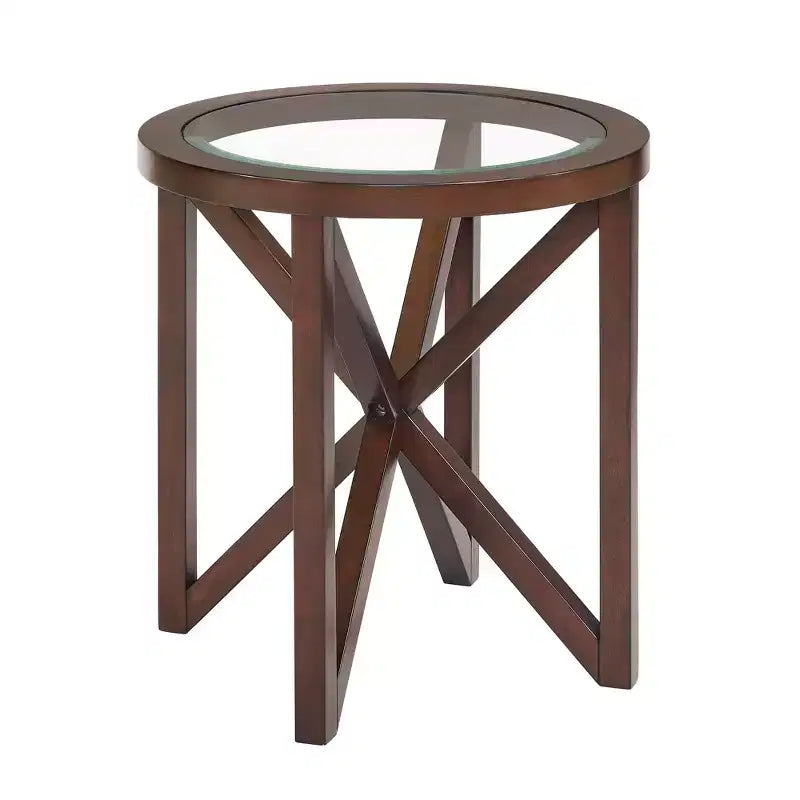 Table basse en verre, Table d'appoint, Table de salon, Table basse, Table d'appoint, Table d'appoint décorative, Ovale/Ronde