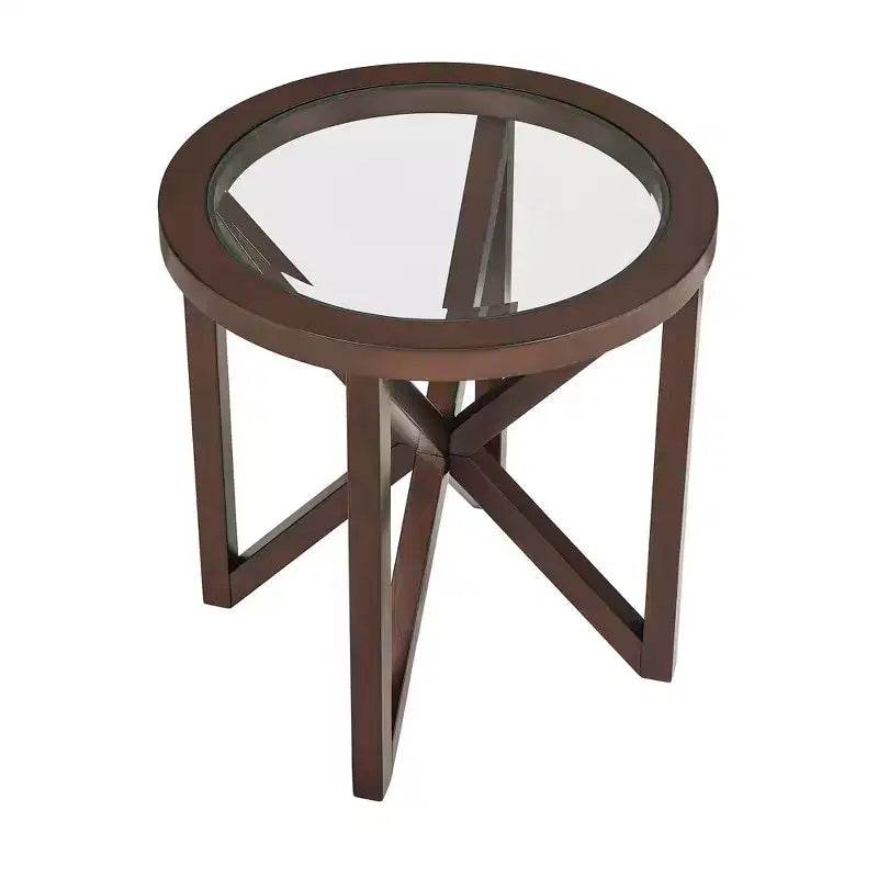 Table basse en verre, Table d'appoint, Table de salon, Table basse, Table d'appoint, Table d'appoint décorative, Ovale/Ronde