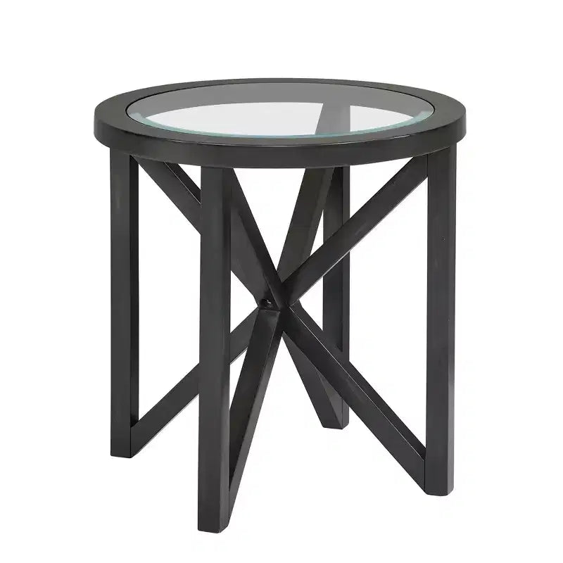 Table basse en verre, Table d'appoint, Table de salon, Table basse, Table d'appoint, Table d'appoint décorative, Ovale/Ronde