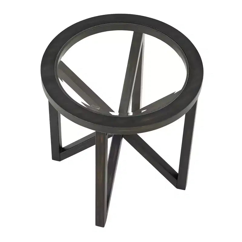 Table basse en verre, Table d'appoint, Table de salon, Table basse, Table d'appoint, Table d'appoint décorative, Ovale/Ronde
