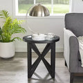 Glass Coffee Table End Table Cocktail Table Center Table Side Table Accent Table, Oval/Round - ModernLuxe