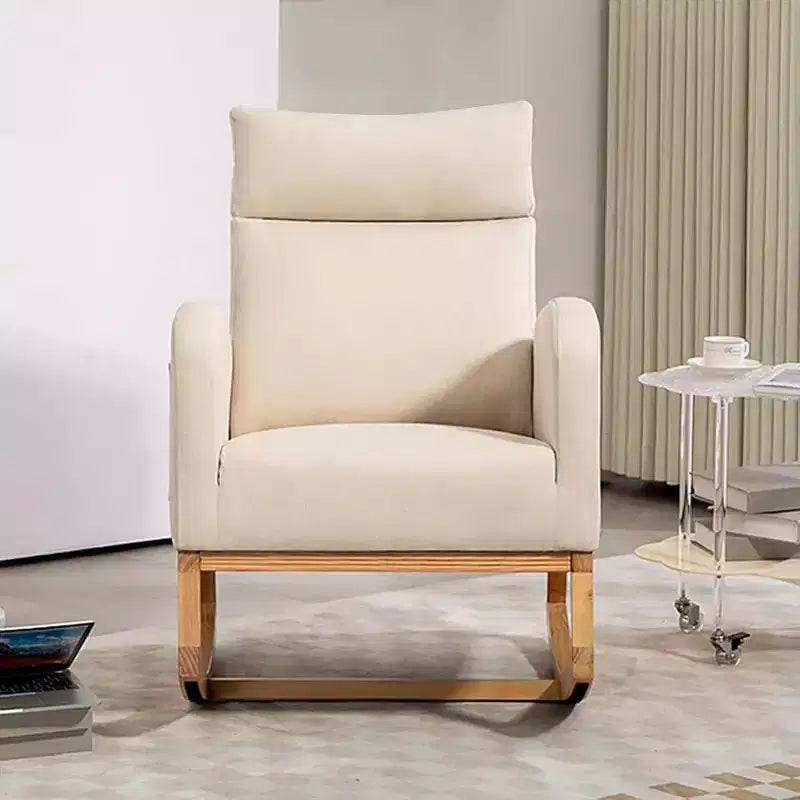 Fauteuil à bascule pour chambre d'enfant avec rangement