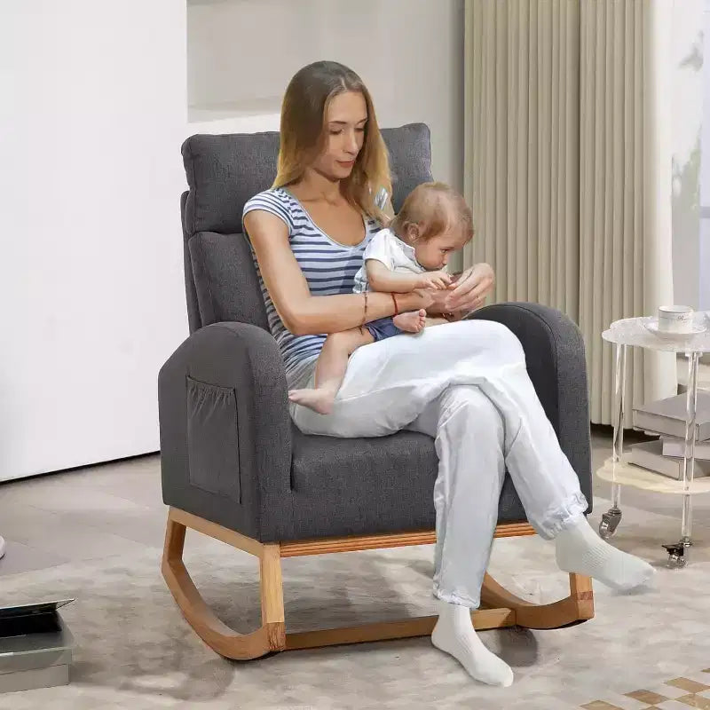Acekool Nursery Rocker with Storage