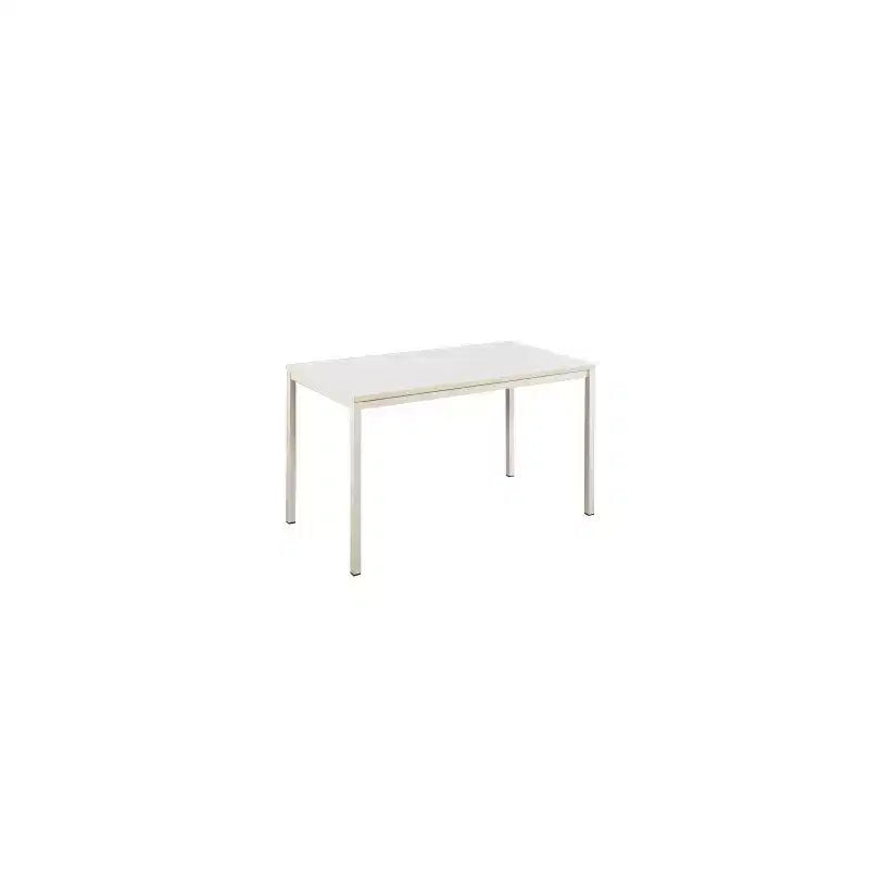 Bureau d'ordinateur contemporain en bois et métal
