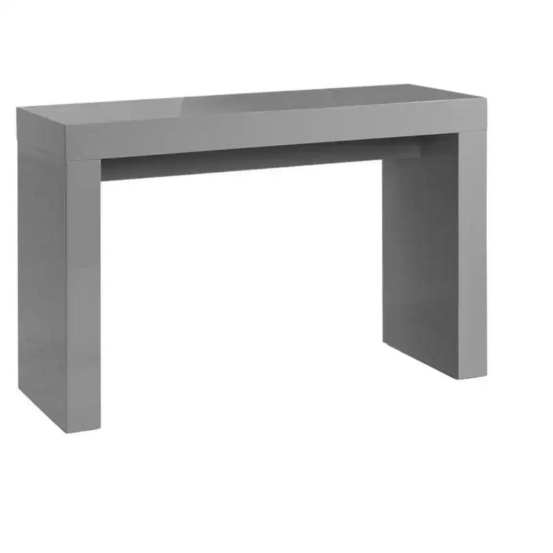 HomeRoots 47 Gray Wood Block Console Table
