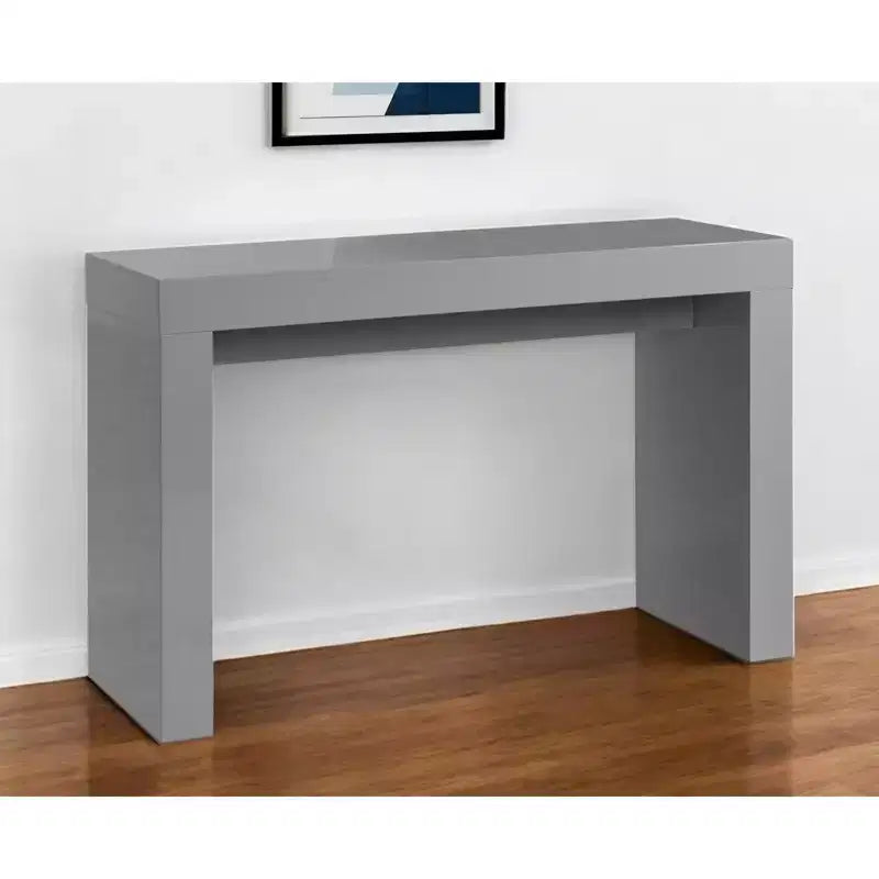 47 Table console en bois gris